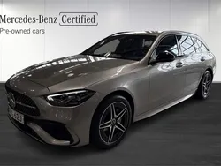 Silver Begagnad 2023 Mercedes C300e AMG Kombi | 529 900 kr (Marknadspris)
