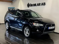 Svart Begagnad 2012 Mitsubishi Outlander SUV | 79 900 kr (Marknadspris)