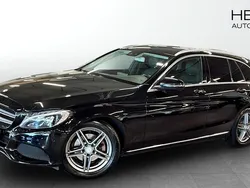 Svart (black) Begagnad 2015 Mercedes C220 Kombi | 178 700 kr (Bra pris)