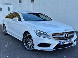 Vit Begagnad 2017 Mercedes CLS350 Shooting Brake AMG Kombi | 234 900 kr