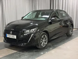 Svart Begagnad 2022 Peugeot e-208 Active Halvkombi | 175 800 kr (Marknadspris)