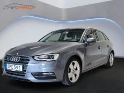 Grå Begagnad 2014 Audi A3 Sportback Ambition Halvkombi | 139 900 kr (Marknadspris)