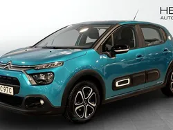 Blå (blue) Begagnad 2022 Citroën C3 Feel Halvkombi | 129 900 kr (Marknadspris)