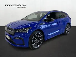 Blå (energy blue) Begagnad 2022 Skoda Enyaq iV SportLine SUV | 439 900 kr (Bra pris)