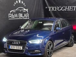 Blå Begagnad 2016 Audi A3 Ambition Halvkombi | 119 800 kr (Marknadspris)