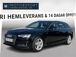 Svart (svart metallic) Begagnad 2017 Audi A4 S-Line Kombi | 249 900 kr (Dyr)