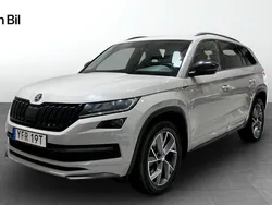 Grå Begagnad 2019 Skoda Kodiaq SportLine SUV | 264 900 kr (Bra pris)