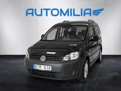 Svart Begagnad 2012 VW Caddy Minibuss | 109 900 kr