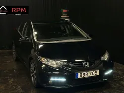 Svart Begagnad 2014 Honda Civic Sport Kombi | 99 000 kr (Marknadspris)