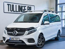 Vit Begagnad 2022 Mercedes V220 AMG Minibuss | 689 800 kr
