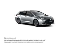 Svart Ny 2025 Toyota Corolla Kombi | 299 900 kr (Superpris)