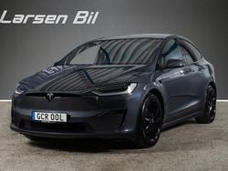 Grå Begagnad 2022 Tesla Model X Plaid SUV | 850 000 kr (Bra pris)