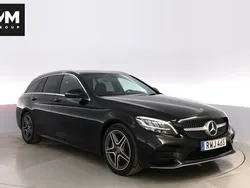 Svart Begagnad 2019 Mercedes C200 AMG Kombi | 247 900 kr (Marknadspris)