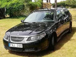 Svart Begagnad 2007 Saab 9-5 Linear Kombi | 10 000 kr (Bra pris)
