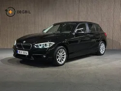 Svart Begagnad 2015 BMW 120 Halvkombi | 179 200 kr (Marknadspris)