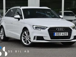 Vit Begagnad 2016 Audi A3 Sportback Halvkombi | 164 900 kr (Marknadspris)