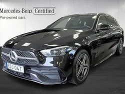 Svart Begagnad 2024 Mercedes C300e AMG line Kombi | 549 000 kr (Bra pris)