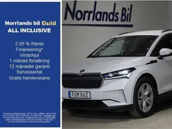 Vit (moon white metallic) Begagnad 2022 Skoda Enyaq iV SUV | 299 900 kr (Bra pris)