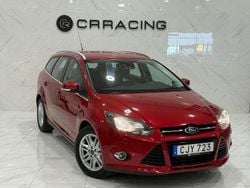 Röd Begagnad 2014 Ford Focus Titanium Kombi | 59 900 kr (Bra pris)
