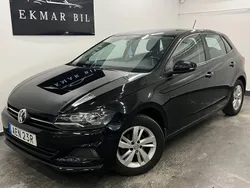 Svart Begagnad 2019 VW Polo Halvkombi | 119 900 kr (Marknadspris)