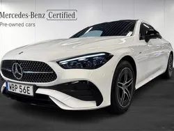Vit (white) Begagnad 2024 Mercedes CLE300 AMG line Sportkupé | 699 000 kr (Marknadspris)