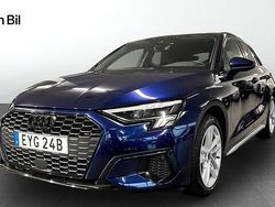 Navarrablå metallic Begagnad 2022 Audi A3 Advanced Plus Sedan | 269 900 kr (Dyr)