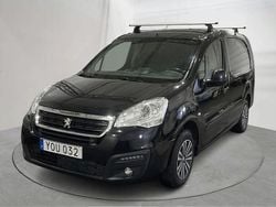 Svart Begagnad 2017 Peugeot Partner Van | 70 000 kr (Superpris)