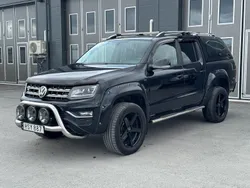 Svart Begagnad 2017 VW Amarok Pickup | 299 900 kr (Marknadspris)