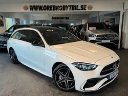 Vit Begagnad 2023 Mercedes C300e AMG line Kombi | 529 900 kr (Dyr)