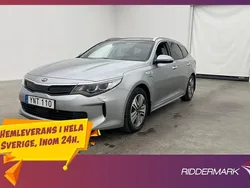 Grå Begagnad 2018 Kia Optima Hybrid 2 Sedan | 228 900 kr (Marknadspris)