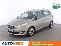 Grå Begagnad 2017 Ford C-MAX Titanium Minibuss | 137 000 kr (Dyr)
