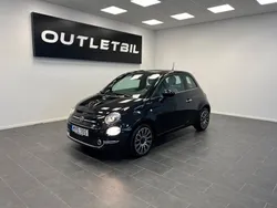 Svart Begagnad 2021 Fiat 500 Dolcevita Halvkombi | 135 000 kr (Marknadspris)