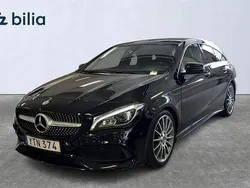 Svart Begagnad 2018 Mercedes CLA200 Shooting Brake AMG line Kombi | 255 000 kr