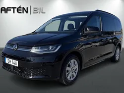 Svart Begagnad 2023 VW Caddy Maxi Life Life Minibuss | 468 900 kr