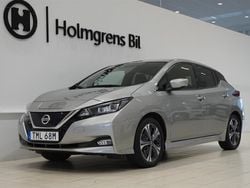 Grå/silver Begagnad 2021 Nissan Leaf Tekna Halvkombi | 184 900 kr (Superpris)