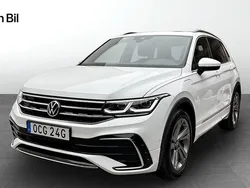 Vit (pure white) Begagnad 2021 VW Tiguan R-line SUV | 389 900 kr (Lite dyr)