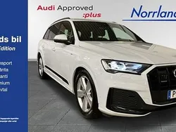 Vit Begagnad 2021 Audi Q7 S-Line SUV | 629 000 kr