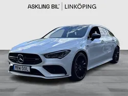 Vit Begagnad 2022 Mercedes CLA35 AMG Shooting Brake AMG Kombi | 489 000 kr
