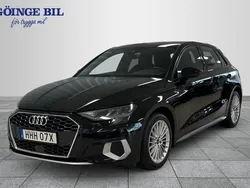 Svart Begagnad 2022 Audi A3 Sportback Proline Halvkombi | 239 000 kr (Marknadspris)