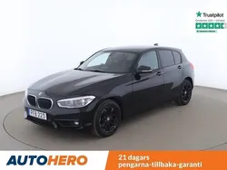 Svart Begagnad 2017 BMW 120 Advantage Halvkombi | 165 000 kr (Marknadspris)