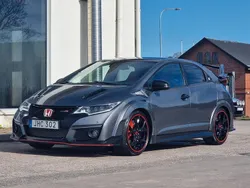 Mörkgrå Begagnad 2015 Honda Civic Type R Halvkombi | 189 900 kr