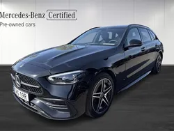 Svart (black) Begagnad 2023 Mercedes C300e Premium Kombi | 489 900 kr (Bra pris)