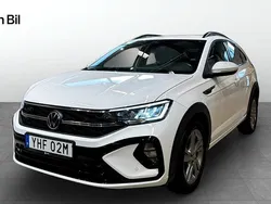Vit (pure white) Begagnad 2022 VW Taigo R-line SUV | 239 900 kr (Marknadspris)