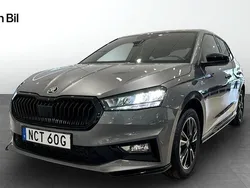 Grå Ny 2025 Skoda Fabia Monte Carlo Halvkombi | 271 600 kr (Marknadspris)