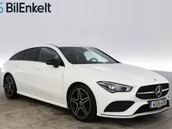 Vit Begagnad 2020 Mercedes CLA200 Shooting Brake AMG Kombi | 249 900 kr