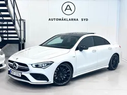 Vit Begagnad 2020 Mercedes CLA35 AMG AMG Sportkupé | 399 900 kr