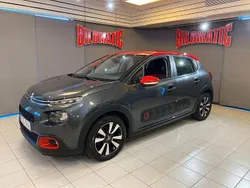 Grå Begagnad 2017 Citroën C3 Feel Halvkombi | 79 000 kr (Marknadspris)