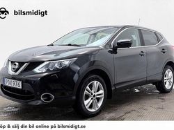Svart Begagnad 2016 Nissan Qashqai 360º SUV | 139 900 kr (Marknadspris)
