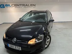 Svart Begagnad 2016 VW Golf VII Kombi | 99 900 kr (Marknadspris)