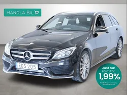 Svart Begagnad 2015 Mercedes C250 AMG Kombi | 229 900 kr (Marknadspris)